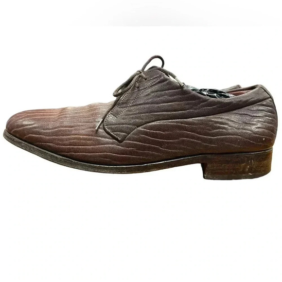 Dack’s Brown Baffin Seal Skin Oxford Shoes Size 10 - Picture 2 of 12